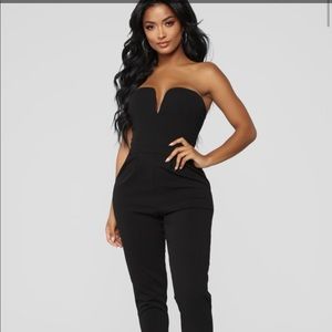 Fashion Nova black jumpsuit